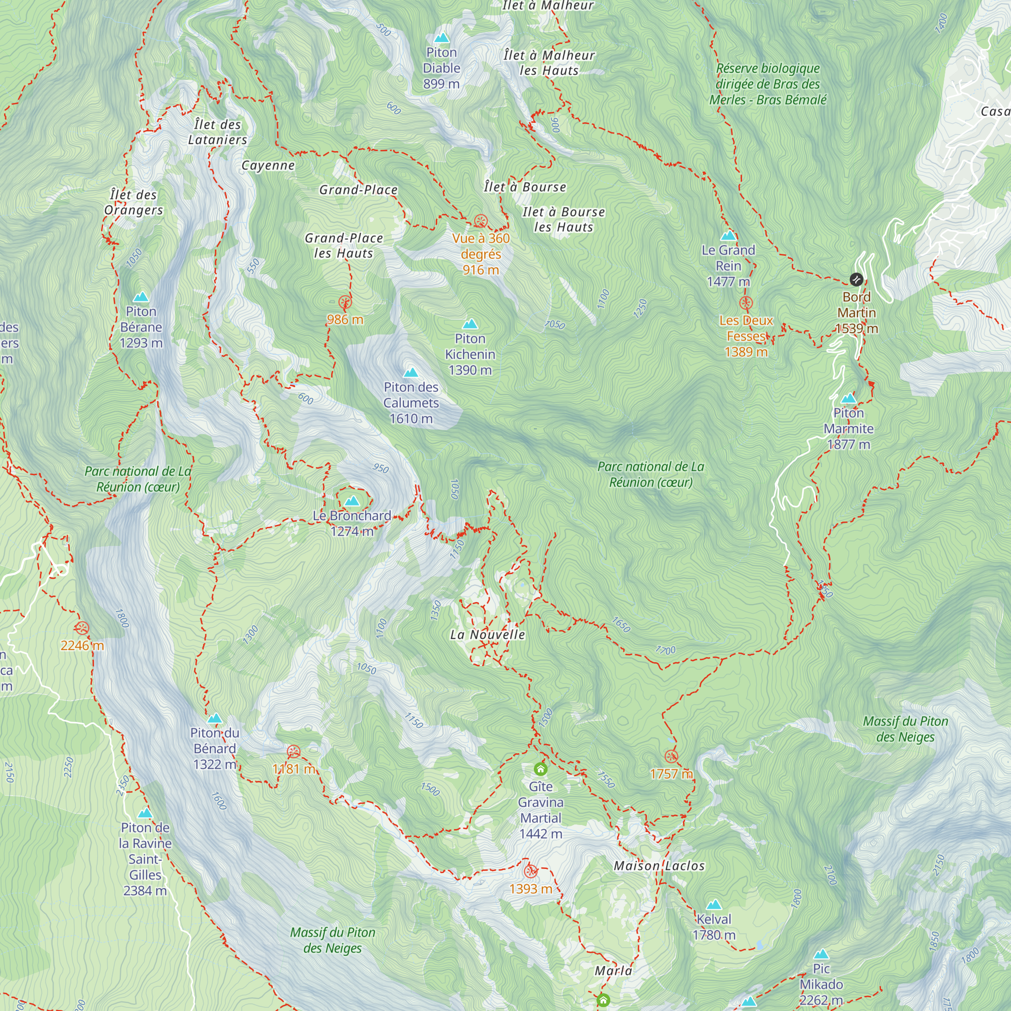 Gite Cimendal map