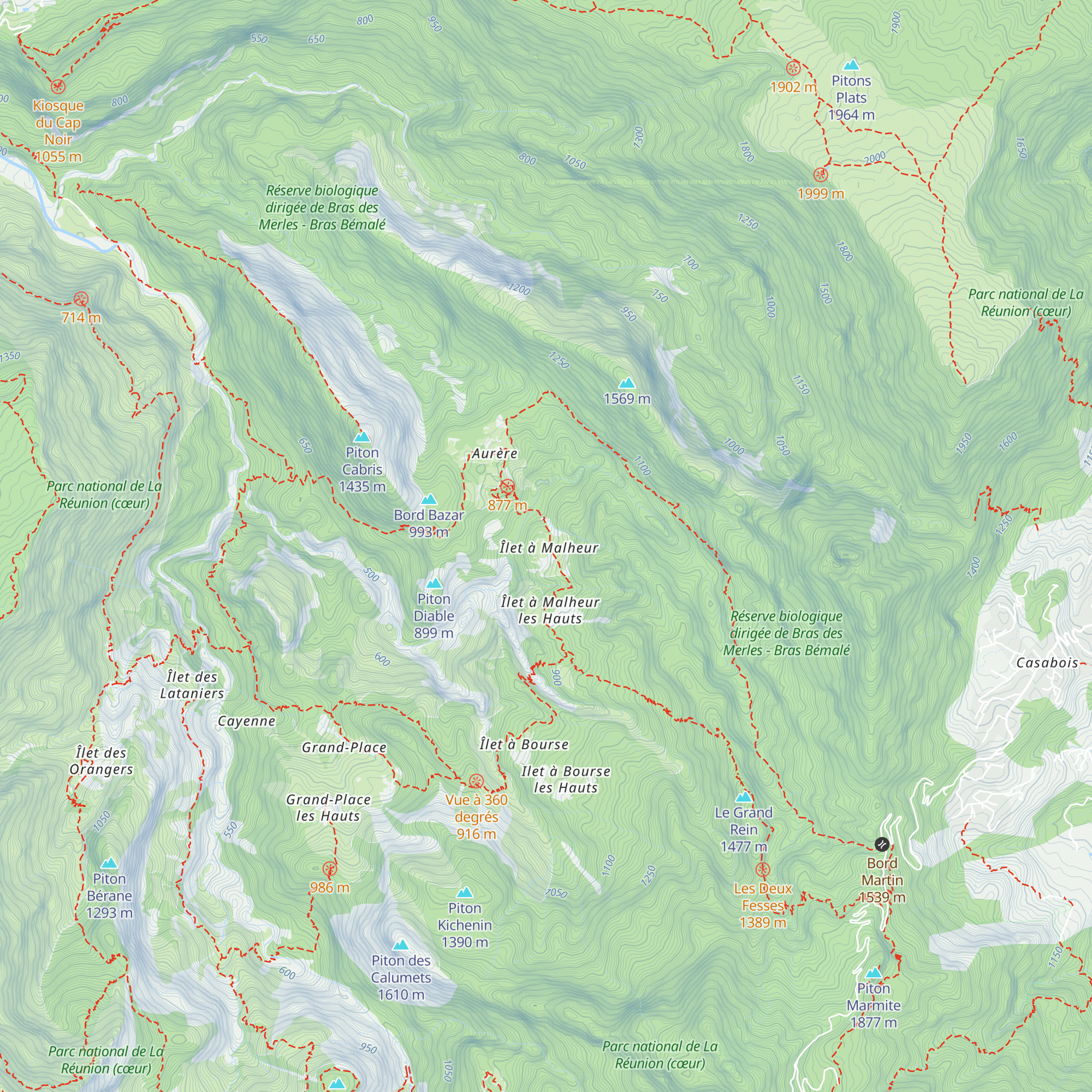 Gîte d'Ilet à Malheur map