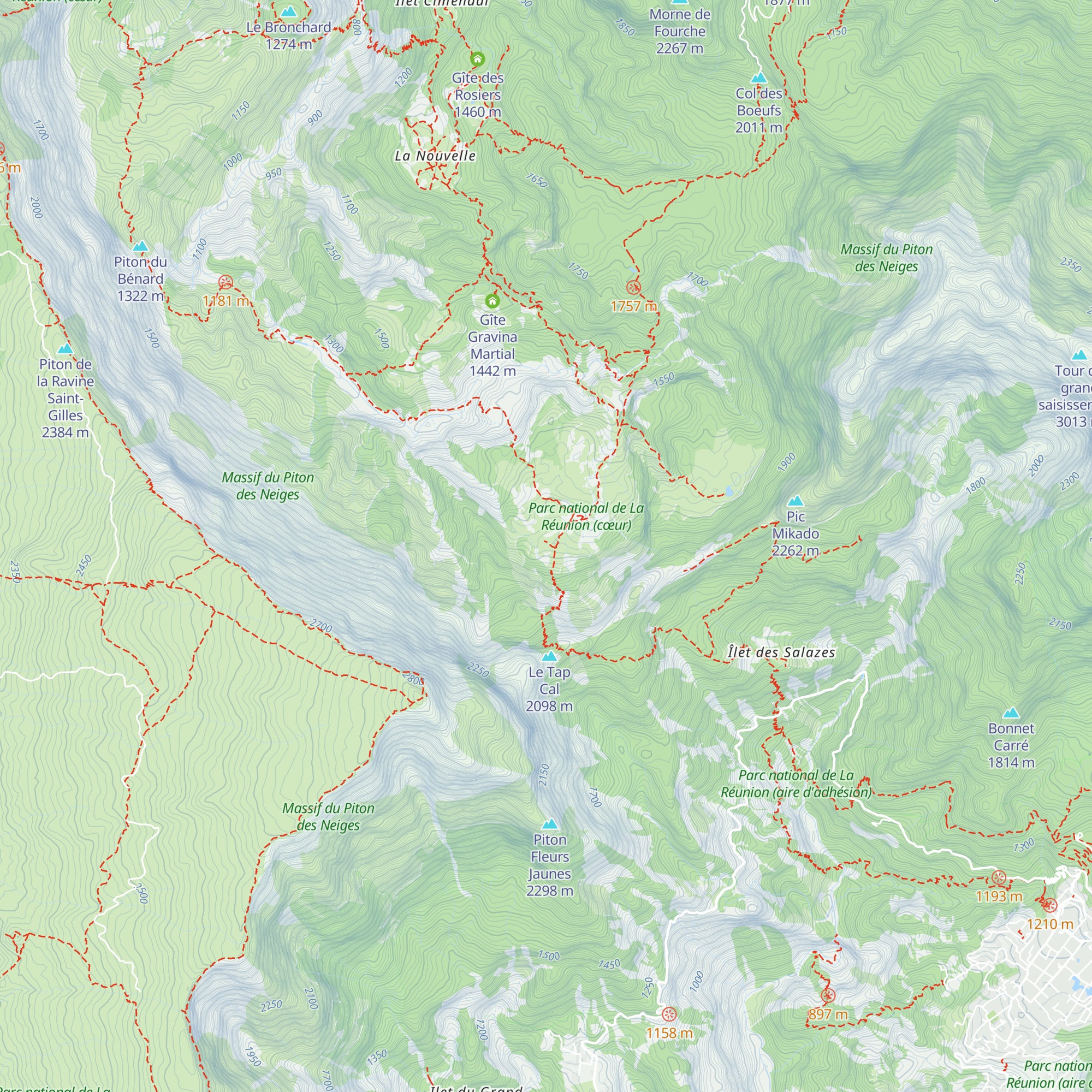 Gîte Le Kerval map