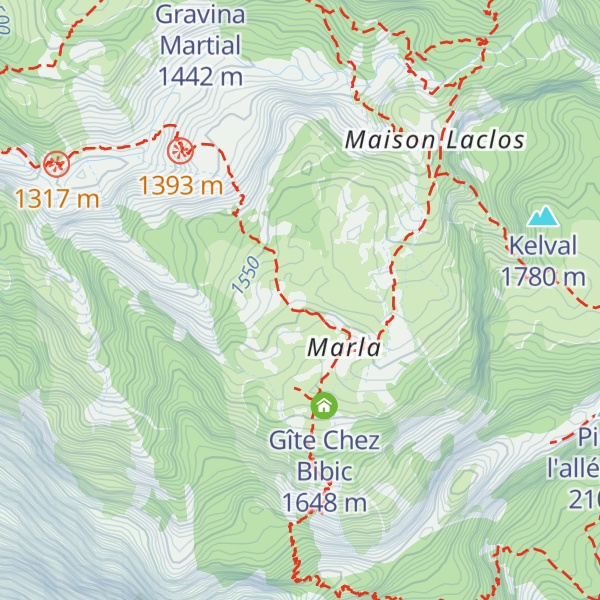 Map of Gîte Mafate A Pat'