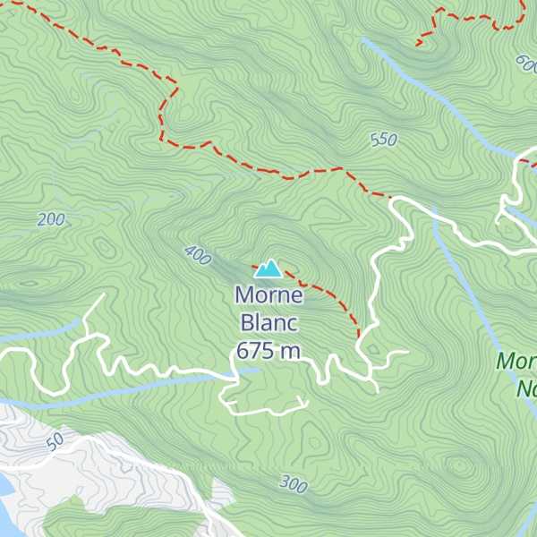 Map of Morne Blanc
