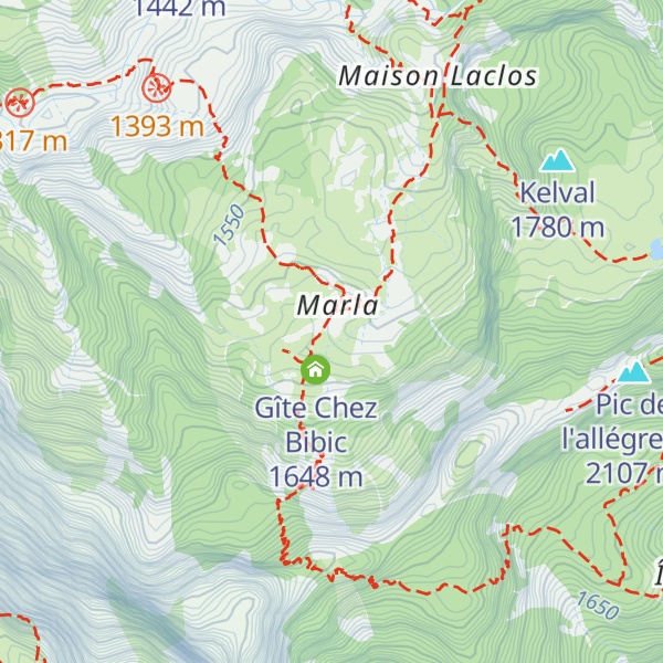 Map of Gîte Giroday