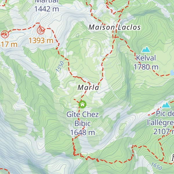 Map of Gîte Yolande Hoareau