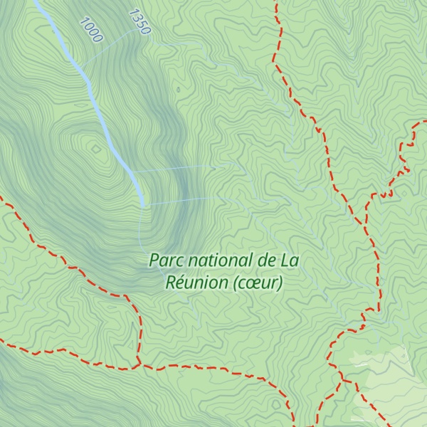 Map of Piton Grête