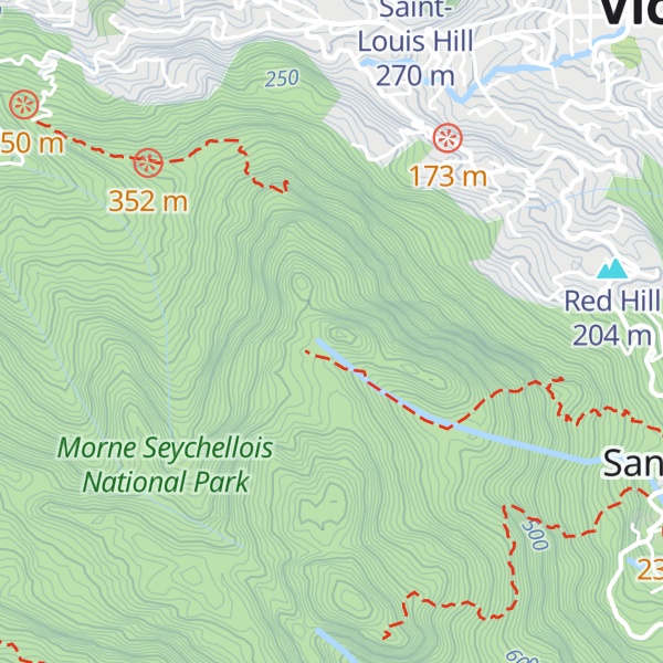 Map of Trois Frères
