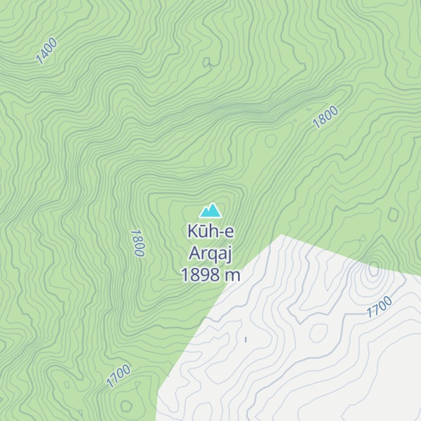 Map of Kūh-e Arqaj