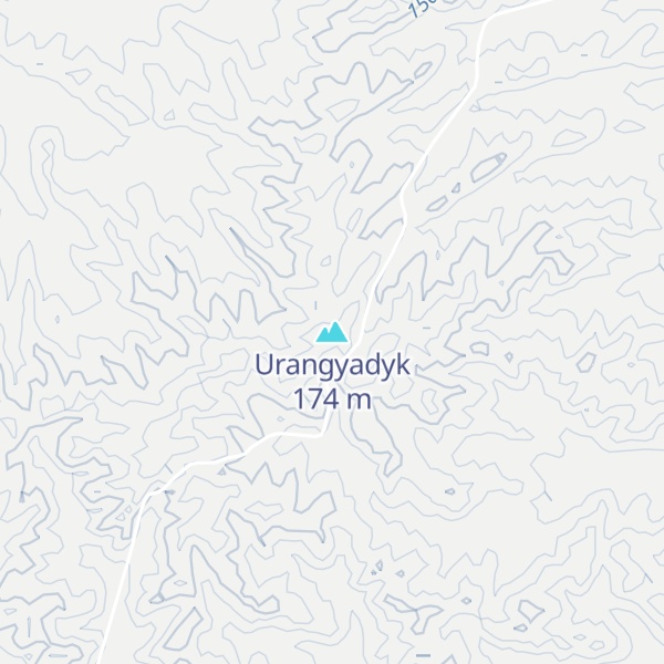 Map of Urangyadyk