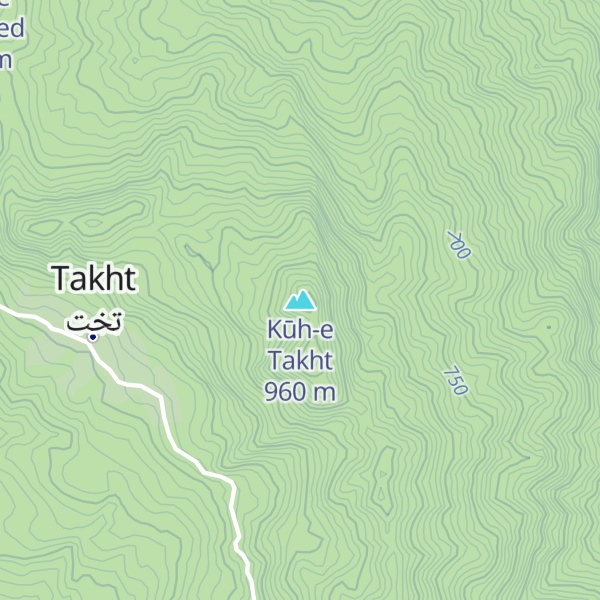 Map of Kūh-e Takht