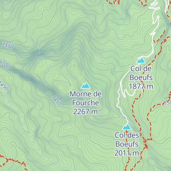Map of Morne de Fourche