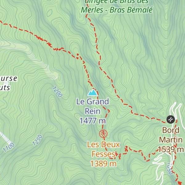 Map of Le Grand Rein