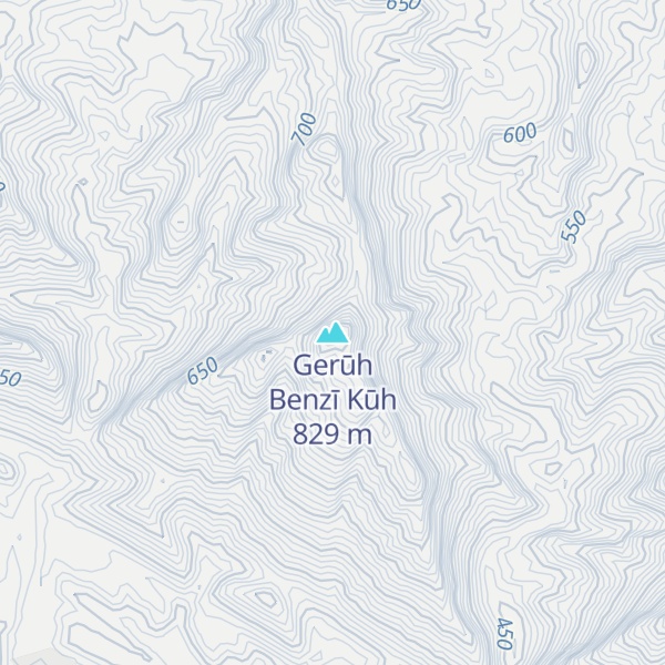 Map of Gerūh Benzī Kūh