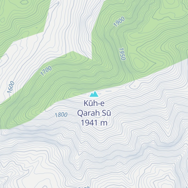 Map of Kūh-e Qarah Sū