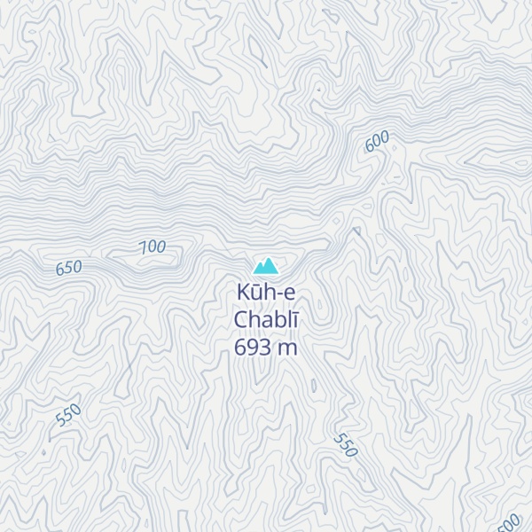 Map of Kūh-e Chablī