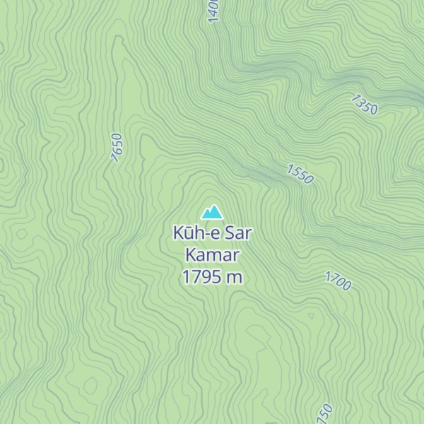 Map of Kūh-e Sar Kamar