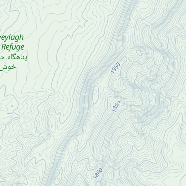 Map of Kūh-e Sefīd