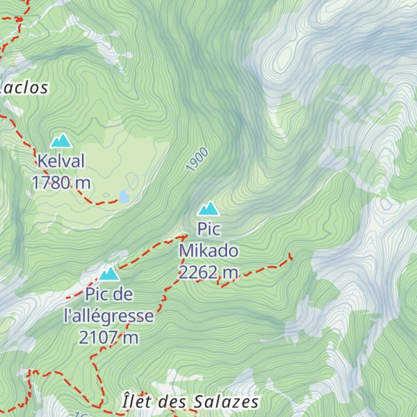 Map of Pic Mikado
