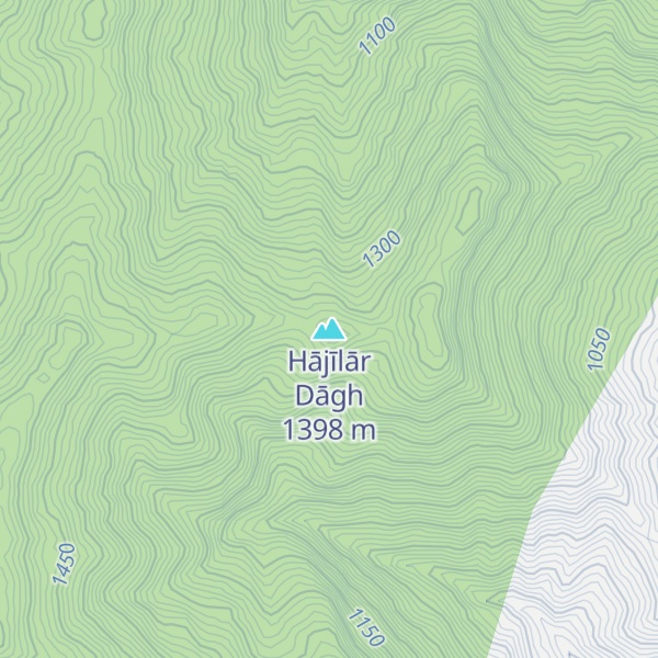 Map of Hājīlār Dāgh