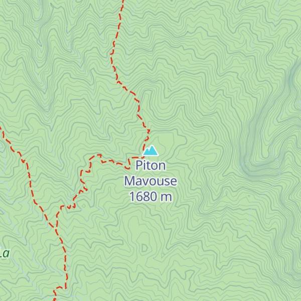 Map of Piton Mavouse