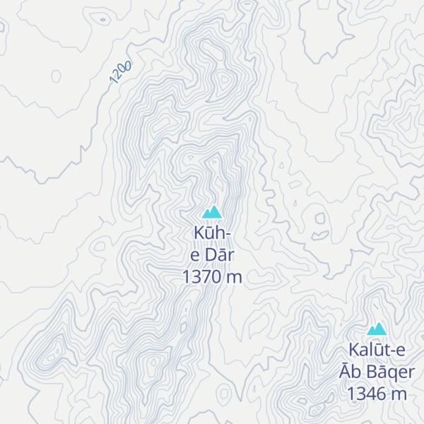Map of Kūh-e Dār