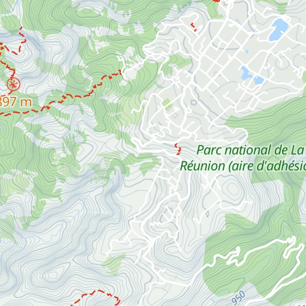 Map of Gîte Les Filaos