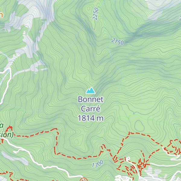 Map of Bonnet Carré