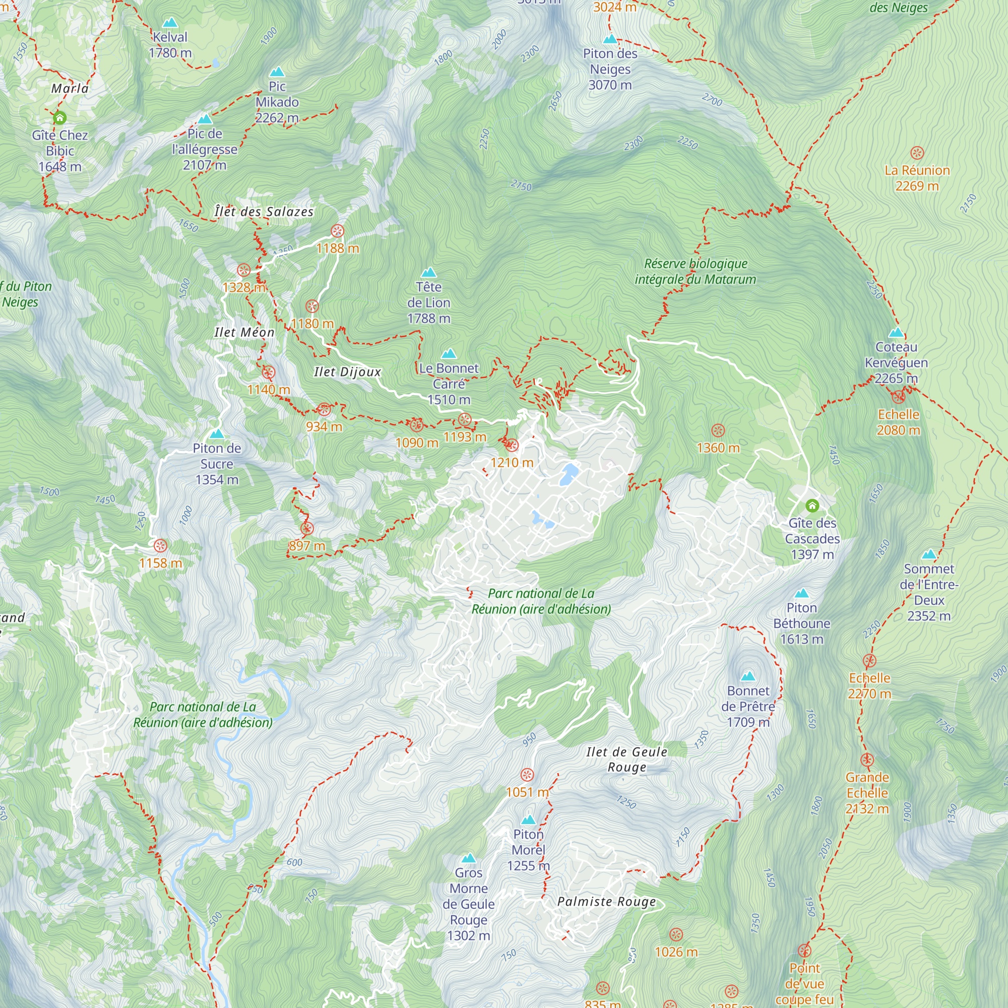 Gîte Ti Case Lontan map