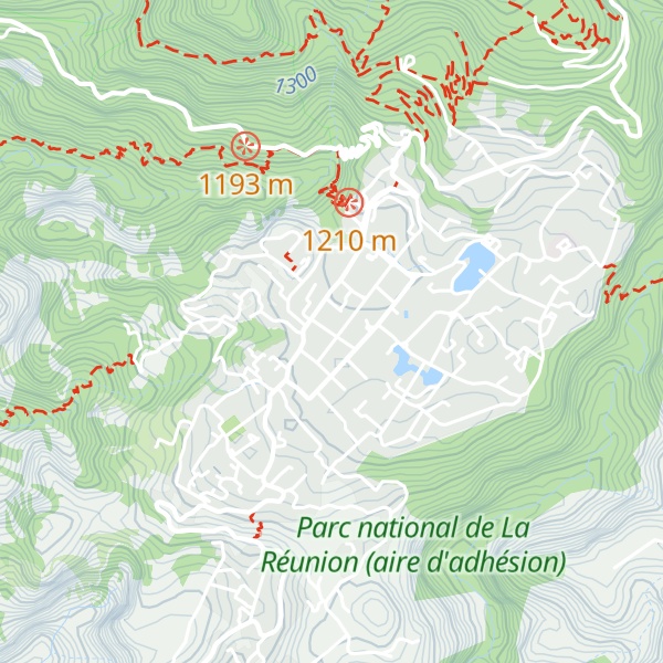 Map of Gîte Ti Case Lontan