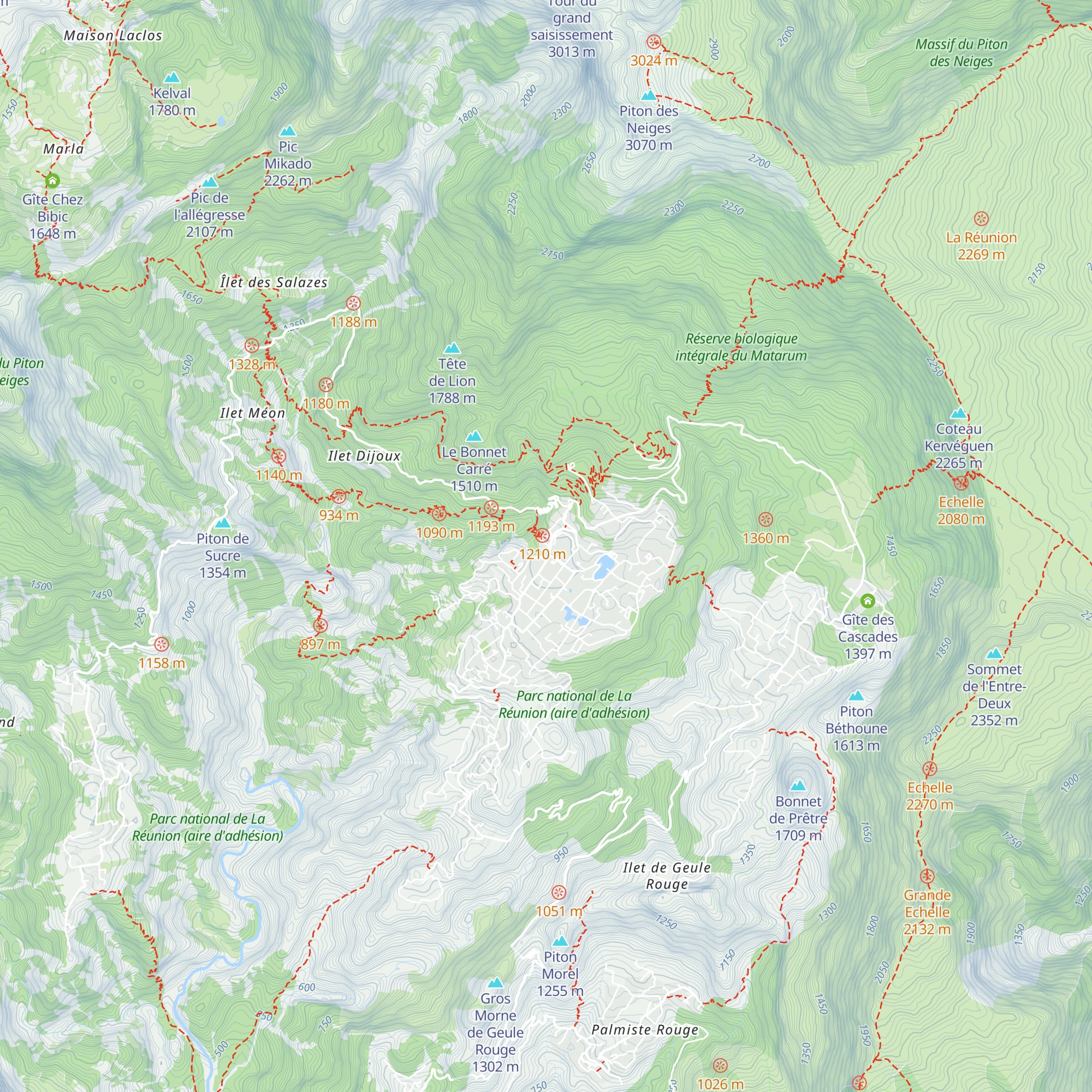 Gîte Les carillons map