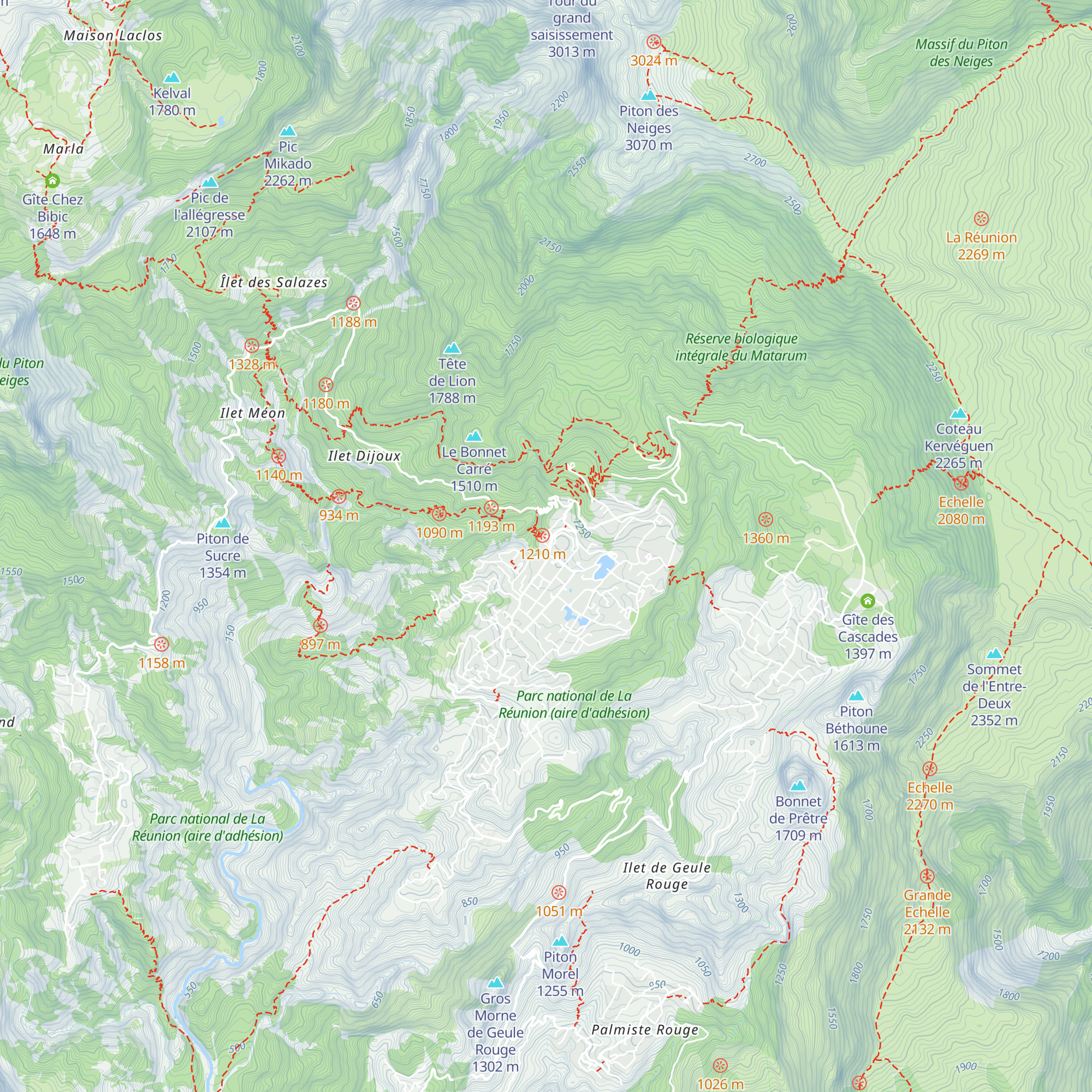 Gîte Les carillons map