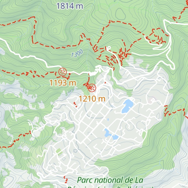 Map of Gîte Les carillons