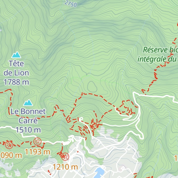 Map of Roche Merveilleuse