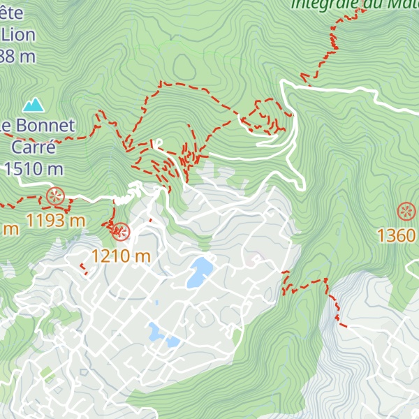 Map of Gîte Nassibou Cilaos