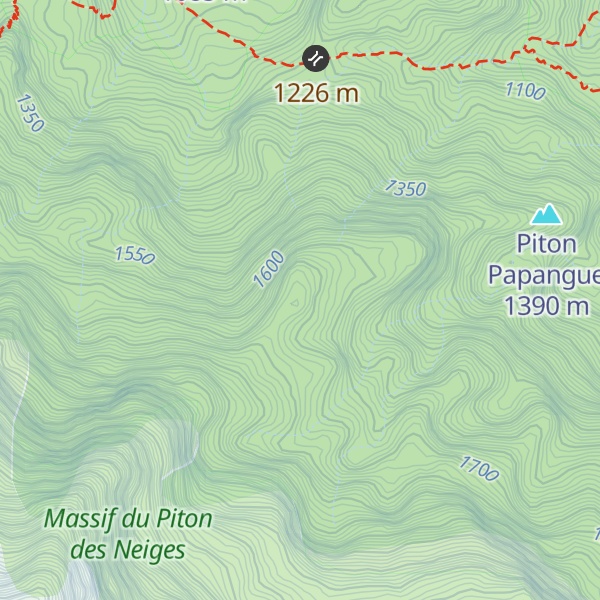 Map of Piton Carré