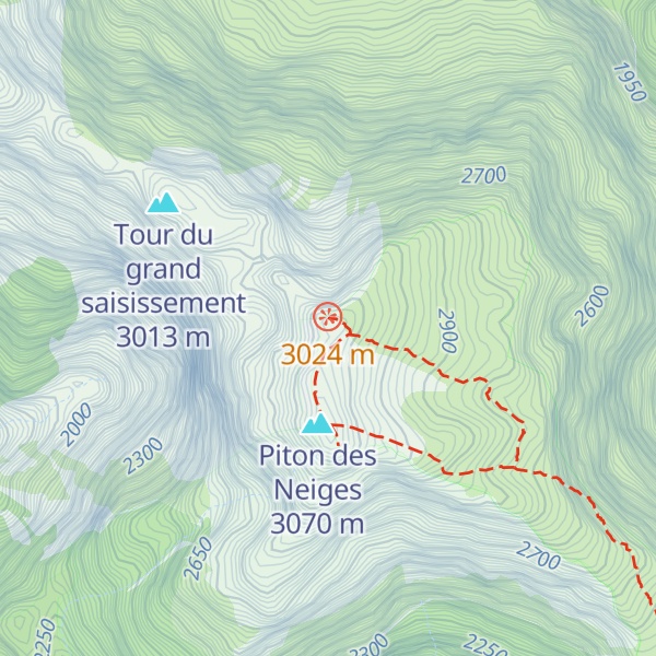 Map of Sommet Nord PN