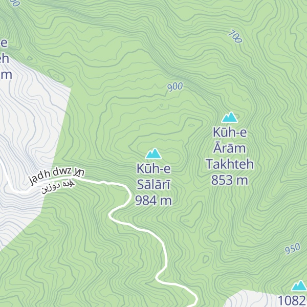Map of Kūh-e Sālārī