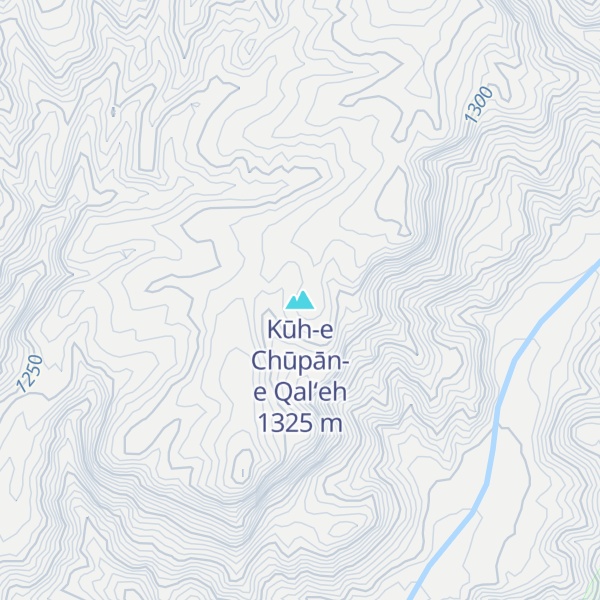 Map of Kūh-e Chūpān-e Qal‘eh