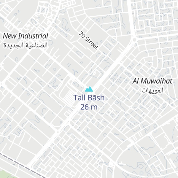 Map of Tall Bāsh
