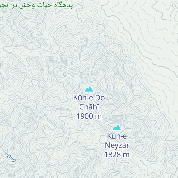 Map of Kūh-e Do Chāhī