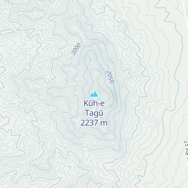 Map of Kūh-e Tagū