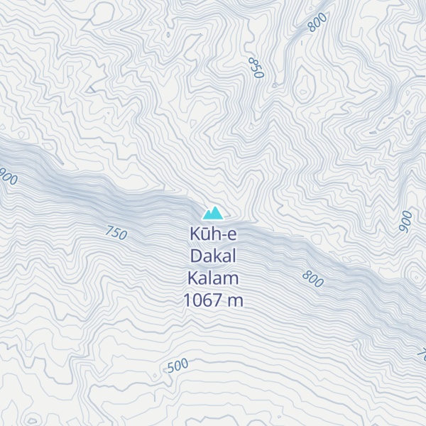 Map of Kūh-e Dakal Kalam