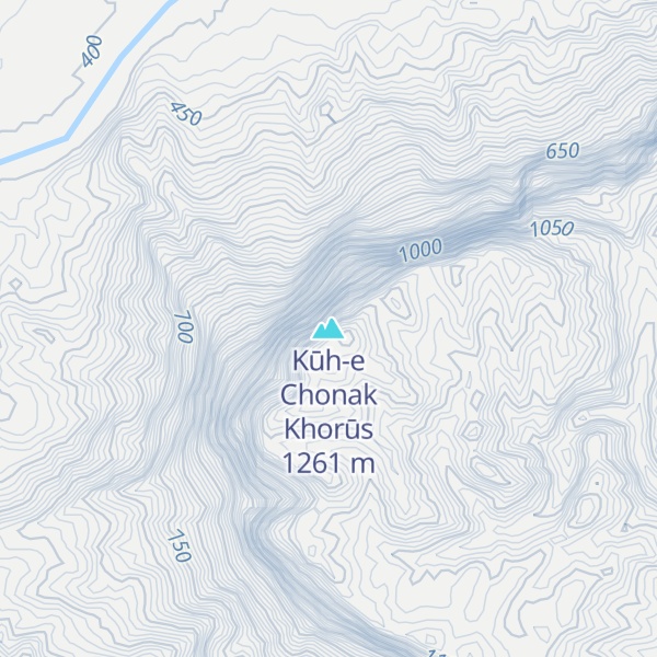 Map of Kūh-e Chonak Khorūs