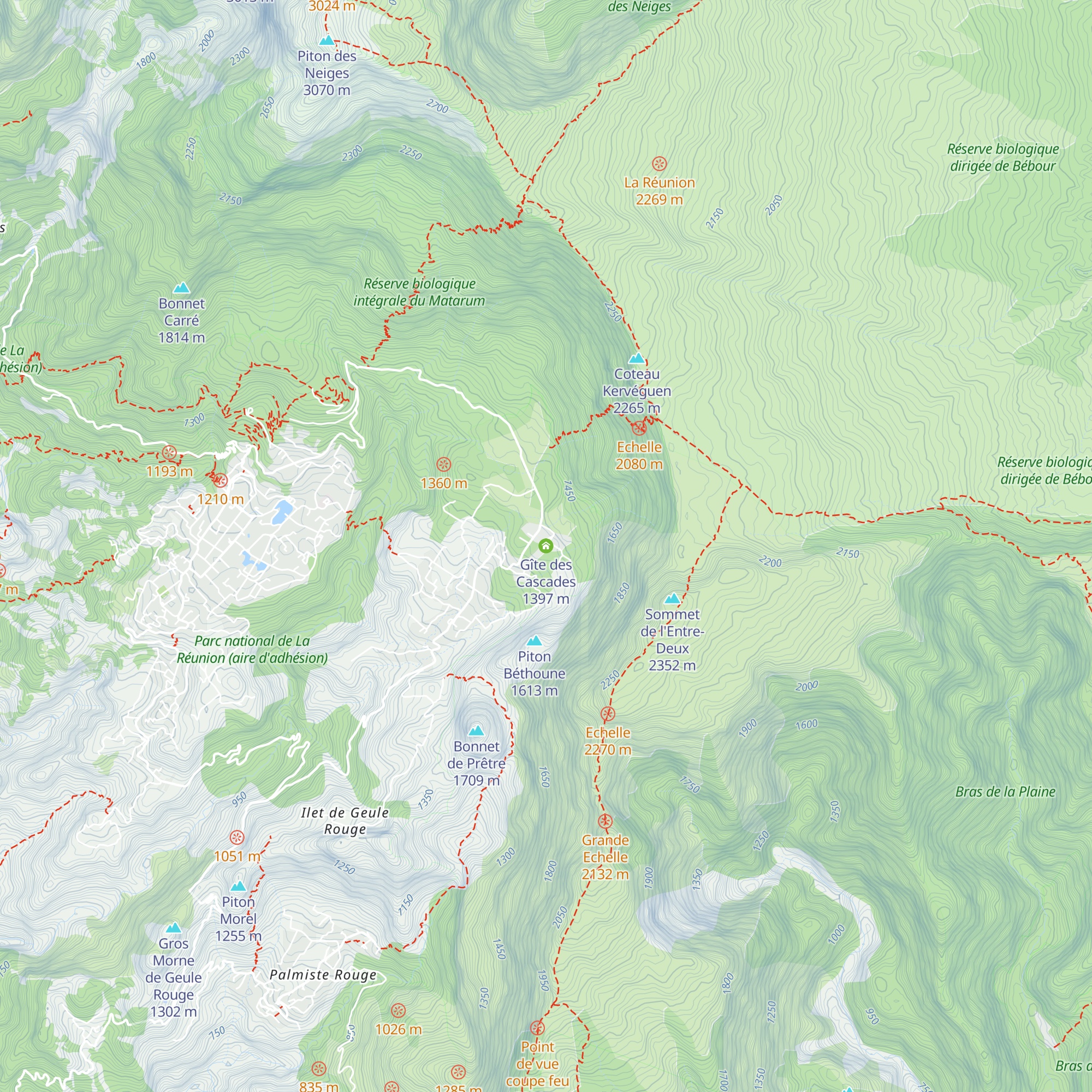 Gîte des Cascades map