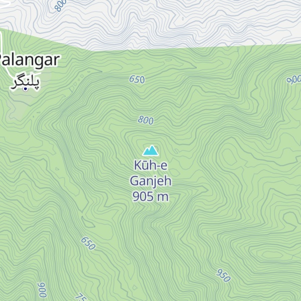 Map of Kūh-e Ganjeh