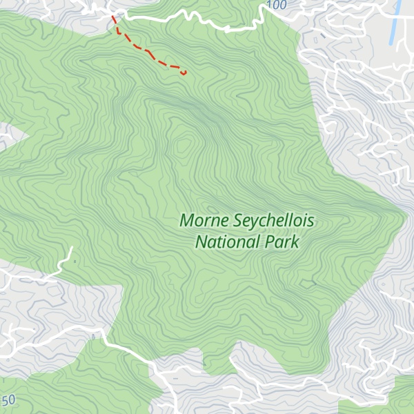 Map of Castle Peak