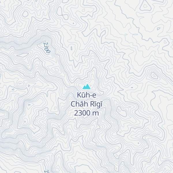 Map of Kūh-e Chāh Rīgī