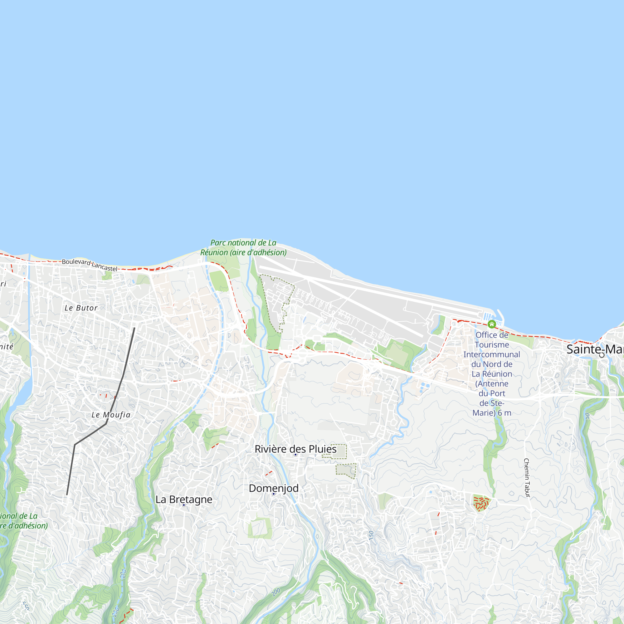 Bureau d'information de l'aérogare map