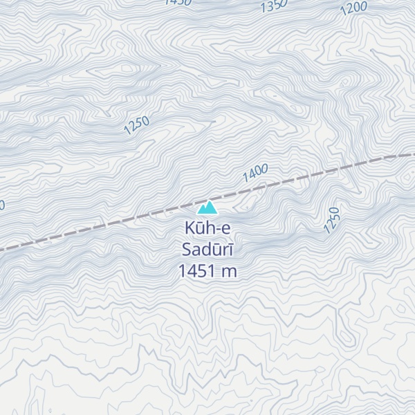 Map of Kūh-e Sadūrī
