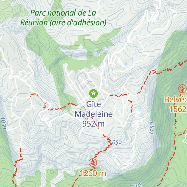 Map of Gîte Madeleine