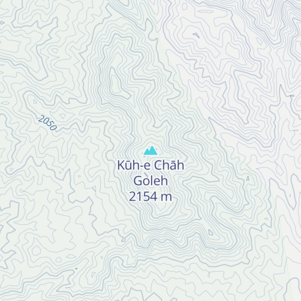 Map of Kūh-e Chāh Goleh