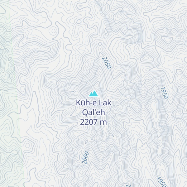 Map of Kūh-e Lak Qal‘eh